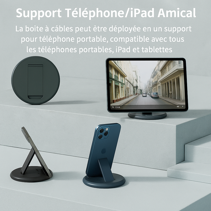 Support téléphone Kit 6 en 1
