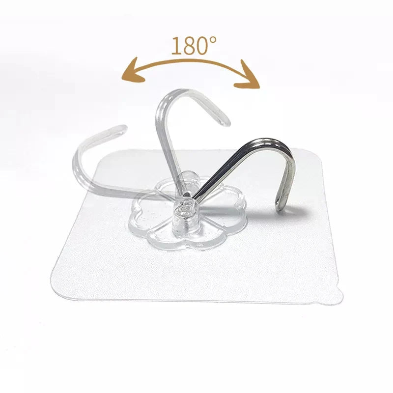 Crochets transparents - 10 Pièces