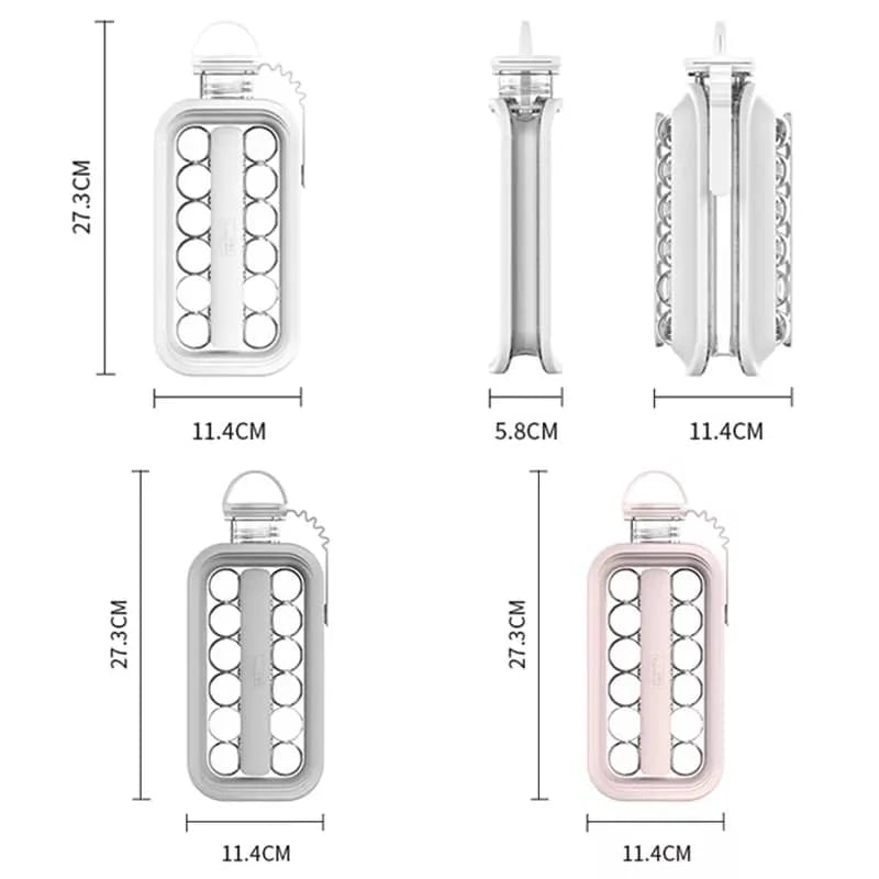 Bouteille de glace créative