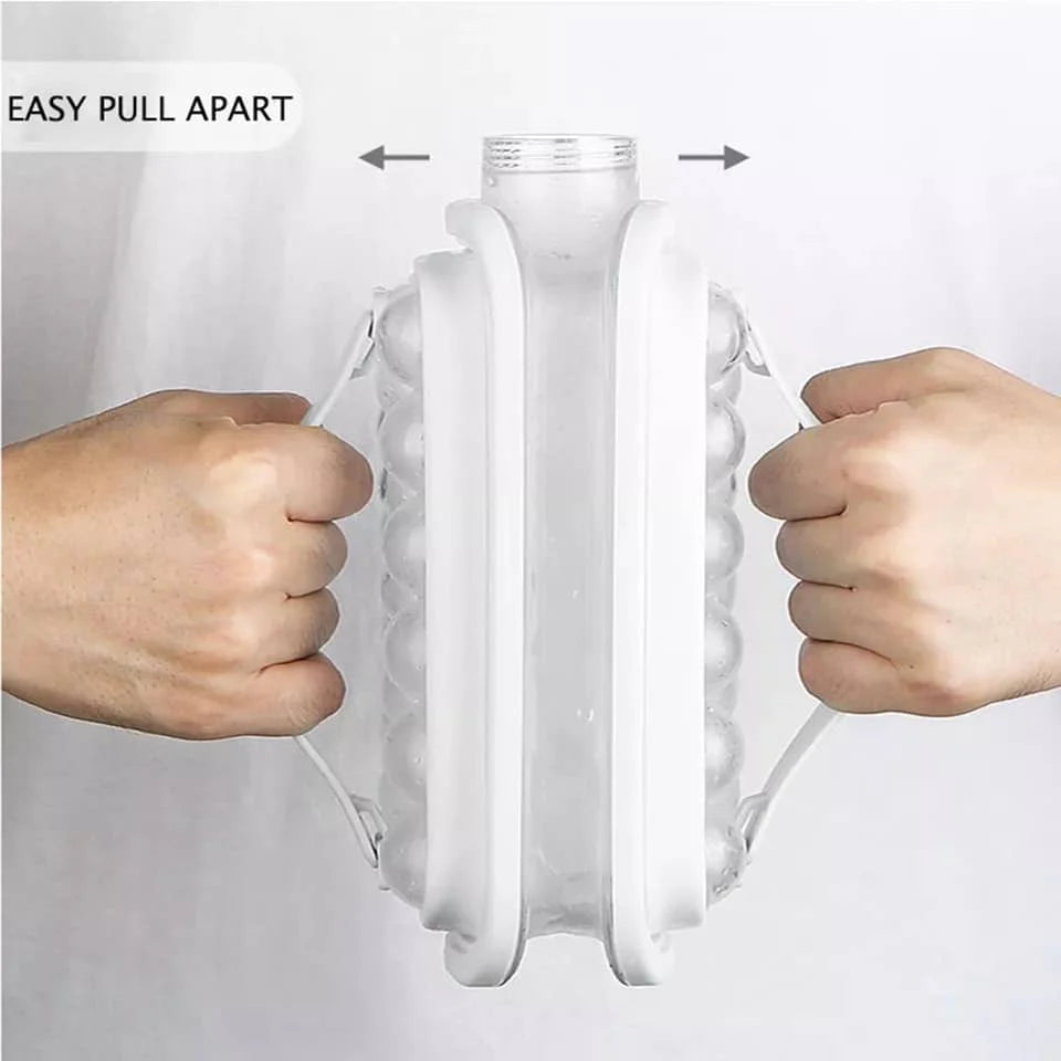 Bouteille de glace créative